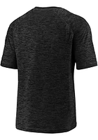 Pittsburgh Steelers Black Iconic Striated Team Nexus Arc Short Sleeve T Shirt