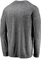 Cleveland Browns Grey Iconic Striated Tri-Code Long Sleeve T-Shirt