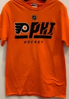 Philadelphia Flyers Orange Tricode Short Sleeve T Shirt