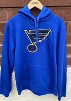 St Louis Blues Mens Blue Team Logo Long Sleeve Hoodie