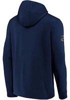 St Louis Blues Mens Blue Locker Room Authentic Pullover Hood