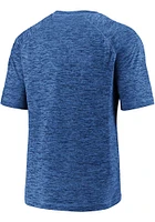 St Louis Blues Navy Blue Iconic Striated Poly Arch Over Short Sleeve T Shirt
