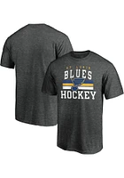 St Louis Blues Grey Iconic Cotton Dynasty Short Sleeve T Shirt