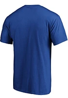 St Louis Blues Blue Iconic Cotton Double Stack Short Sleeve T Shirt