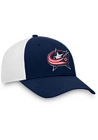 Columbus Blue Jackets Mens Black Prep Squad Structured Flex Hat