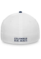 Columbus Blue Jackets Mens Black Prep Squad Structured Flex Hat