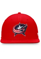 Columbus Blue Jackets Mens Red Core Fitted Hat