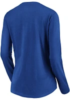 Dallas Mavericks Womens Blue Overtime LS Tee