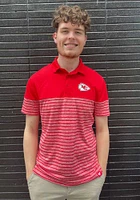 Kansas City Chiefs Mens Red Shadow Short Sleeve Polo