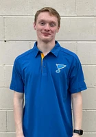 St Louis Blues Mens Navy Blue Locker Room Short Sleeve Polo