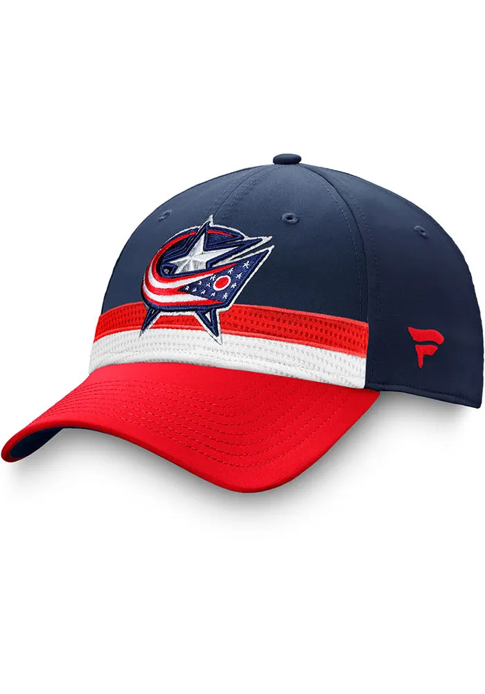 Columbus Blue Jackets Mens Navy 2020 NHL Locker Room Draft Flex Hat