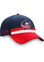 Columbus Blue Jackets Mens Navy 2020 NHL Locker Room Draft Flex Hat