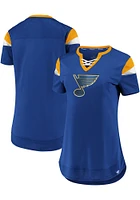St Louis Blues Womens Athena Fashion Hockey Jersey - Blue