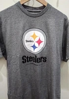 Pittsburgh Steelers Grey Sport Drop Short Sleeve Fashion T Shirt