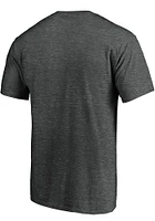 Texas Longhorns Charcoal Stealth Stencil Stack Short Sleeve T Shirt