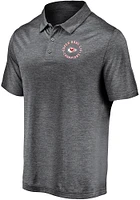 Kansas City Chiefs Mens Grey Super Bowl LIV Champions Motion Short Sleeve Polo