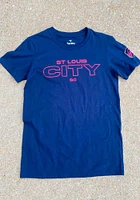 St Louis CITY SC Navy Blue Short Sleeve T Shirt