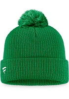 Dallas Stars Green Core Cuffed Pom Beanie Mens Knit Hat