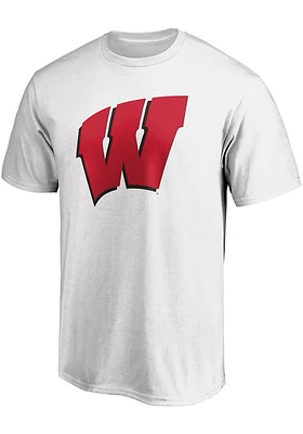 Wisconsin Badgers Primary Logo Short Sleeve T Shirt