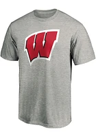 Wisconsin Badgers Primary Logo Short Sleeve T Shirt