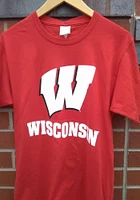 Wisconsin Badgers Lockup Short Sleeve T Shirt