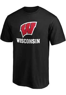 Wisconsin Badgers Lockup Short Sleeve T Shirt