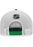 Dallas Stars Authentic Pro Locker Room Trucker Adjustable Hat - Green