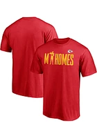 Patrick Mahomes Kansas City Chiefs Red Checkdown Short Sleeve Player T Shirt