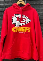 Kansas City Chiefs Mens Red Sport Drop Long Sleeve Hoodie