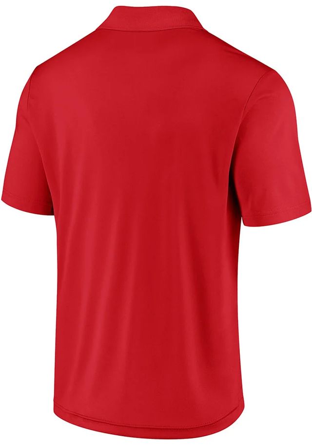 Cincinnati Reds Mens Red Team Poly Polo Short Sleeve