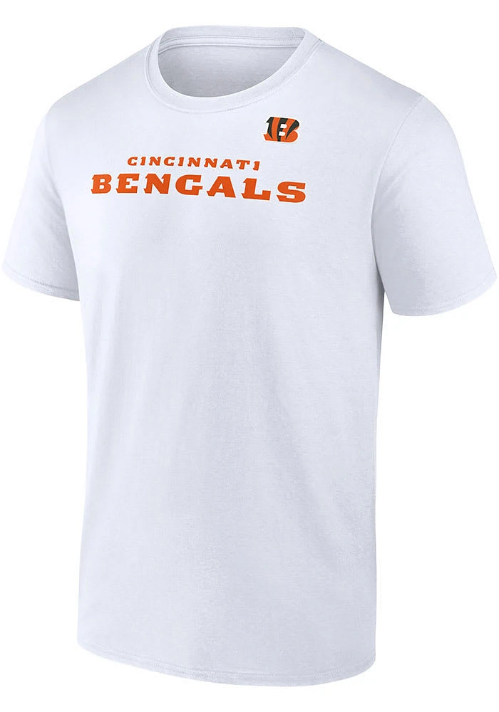 Cincinnati Bengals White HOMETOWN HOT SHOT Short Sleeve T Shirt