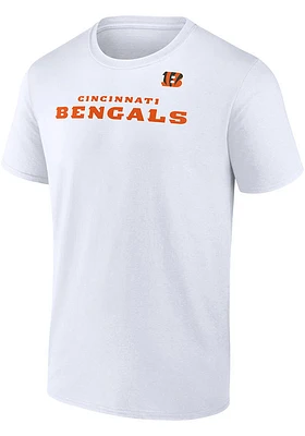 Cincinnati Bengals White HOMETOWN HOT SHOT Short Sleeve T Shirt