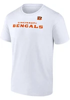 Cincinnati Bengals White HOMETOWN HOT SHOT Short Sleeve T Shirt