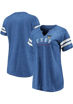 Chicago Cubs Womens Triblend Short Sleeve T-Shirt