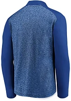 Indianapolis Colts Mens Blue Iconic Clutch Long Sleeve Qtr Zip Pullover