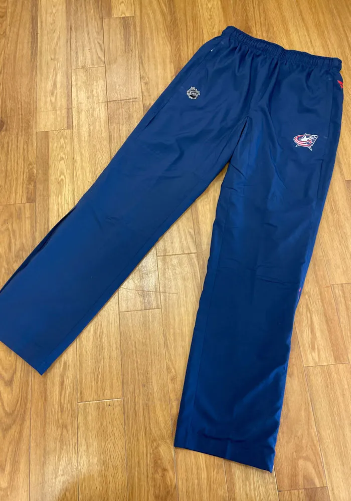 Columbus Blue Jackets Mens Navy Authentic Pro Rinkside Pant Pants