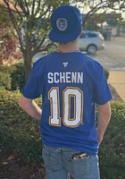 Brayden Schenn St Louis Blues Blue Authentic Stack Short Sleeve Player T Shirt