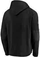 Pittsburgh Penguins Mens Black Rinkside Long Sleeve Zip