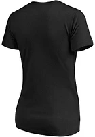 Philadelphia Flyers Womens Black Tone Short Sleeve T-Shirt