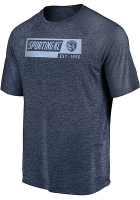 Sporting Kansas City Navy Blue Block Short Sleeve T Shirt