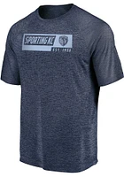 Sporting Kansas City Navy Blue Block Short Sleeve T Shirt