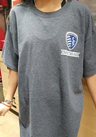 Sporting Kansas City Navy Blue Crest Short Sleeve T Shirt