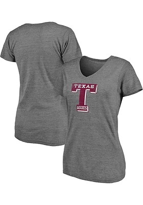 Texas A&M Aggies Womens Grey Vault Short Sleeve T-Shirt