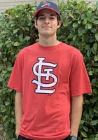 St Louis Cardinals Red Primary Logo Short Sleeve Fashion T Shirt