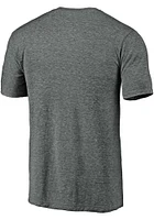 St Louis Cardinals Grey Distressed Primary Logo Short Sleeve Fashion T Shirt