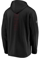Chicago Blackhawks Mens Black Rinkside Core Hood
