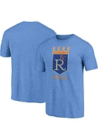 Kansas City Royals Light Blue Coop Logo Short Sleeve Fashion T Shirt