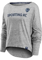 Sporting Kansas City Womens Grey Iconic LS Tee