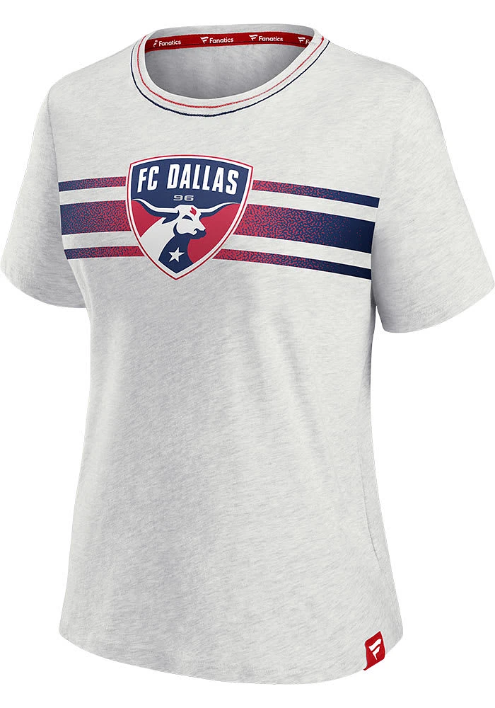 FC Dallas Womens Grey Classic Short Sleeve T-Shirt