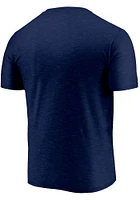 St Louis Cardinals Navy Blue Wordmark Space Dye Short Sleeve T Shirt